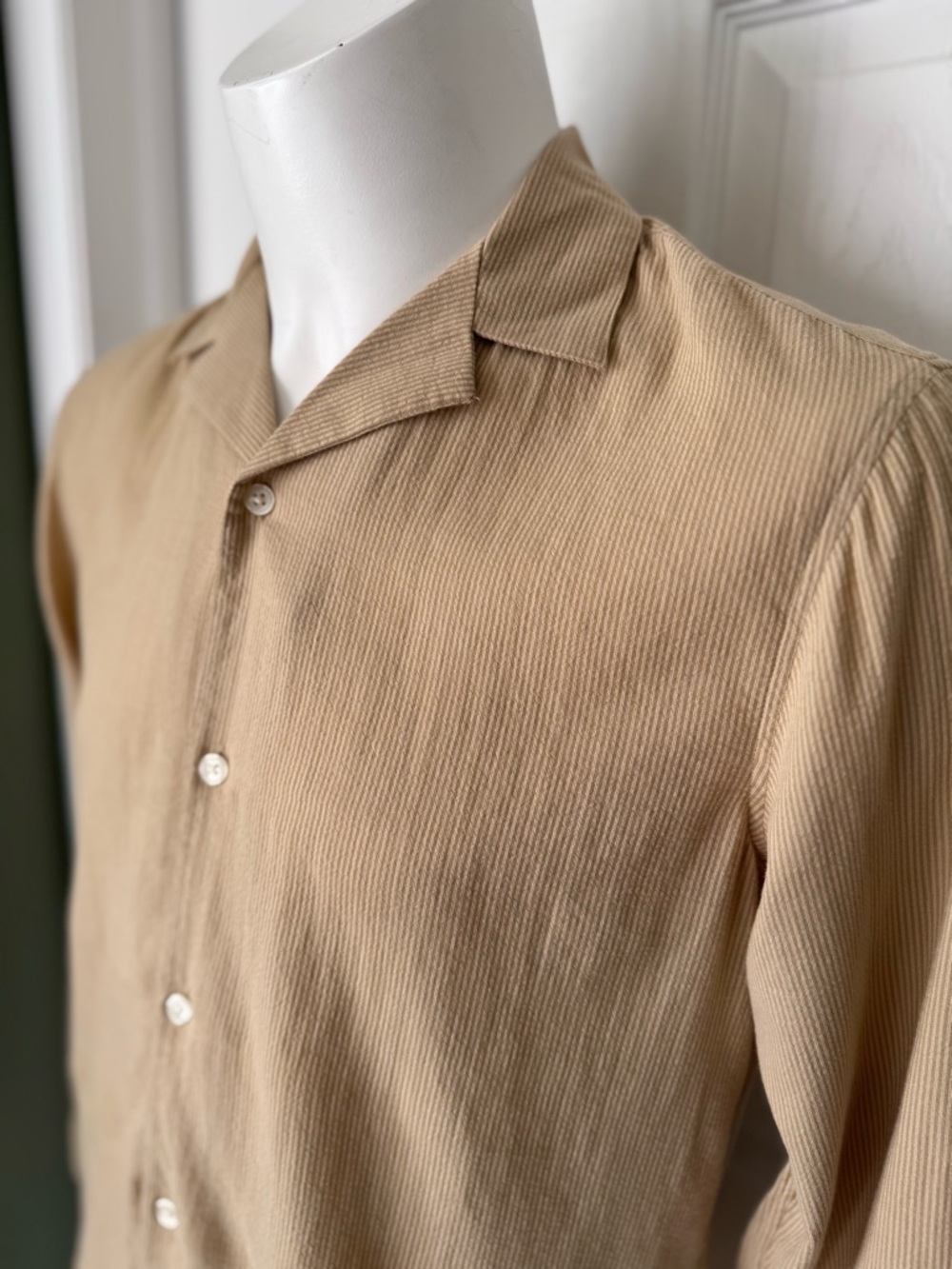 NWT Mens Club Monaco Seersucker Collar Casual Long Sleeve Cotton Shirt Brand New